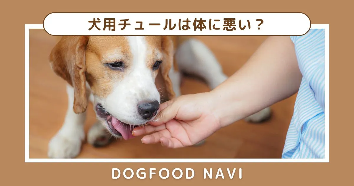 【犬用チュールは体に悪い？】添加物や塩分の影響と正しい活用法