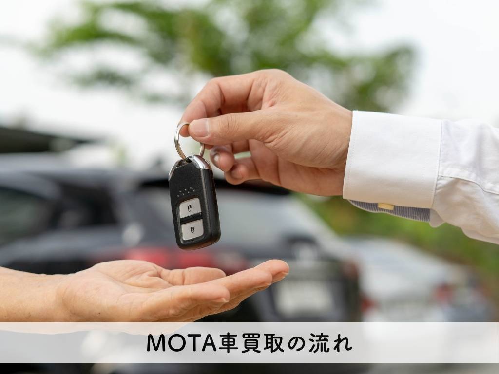 MOTA車買取での車売却の流れ